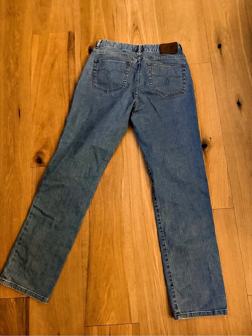 Lauren Jeans Co. Straight Leg Jeans in Blue Size 8